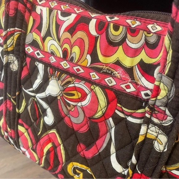 Vera Bradley “Puccini” Large Tote Bag Retired Pattern 2008 - Picture 4 of 12